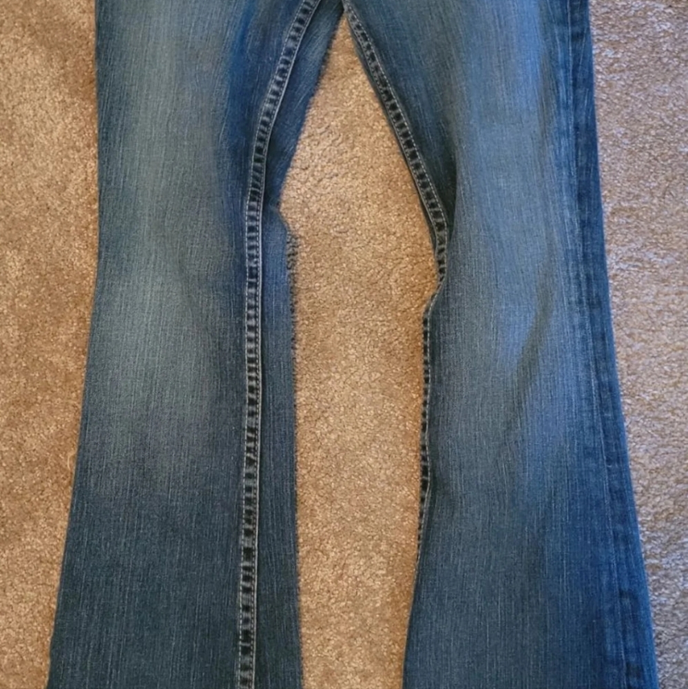 PRVCY Malibu Hills Premium Cotton Stretch bootcut jeans sz 27 with 32" inseam